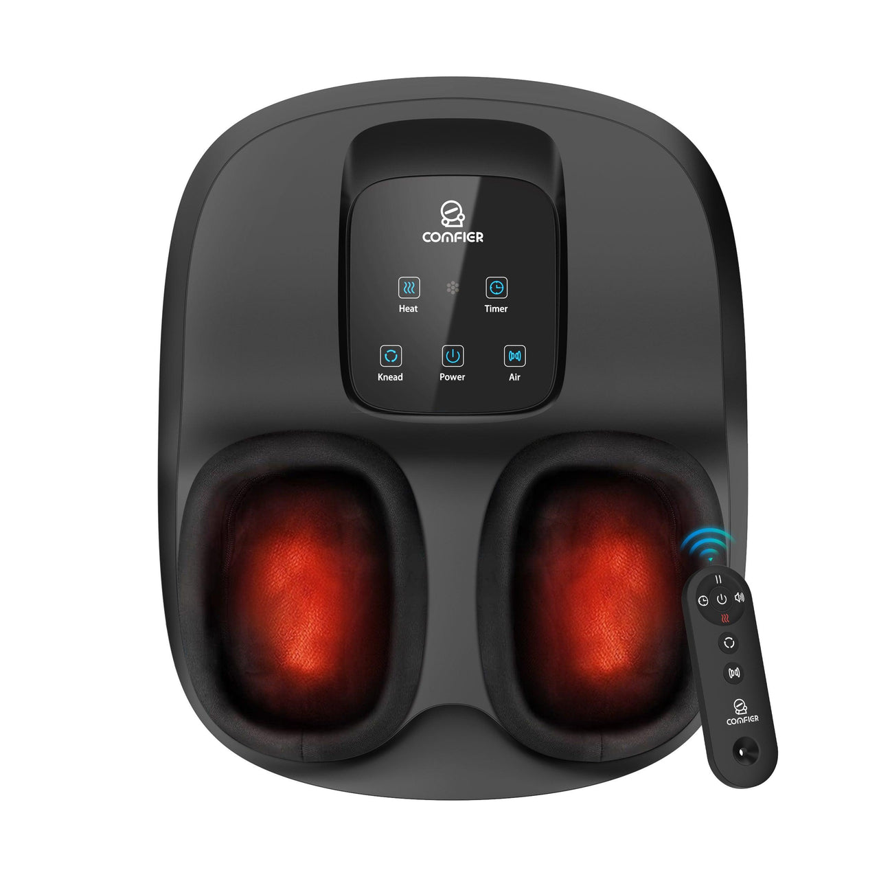 Comfier Foot Massager Comfier Shiatsu Deep Kneading Foot Massager with Remote Control CF-5250N