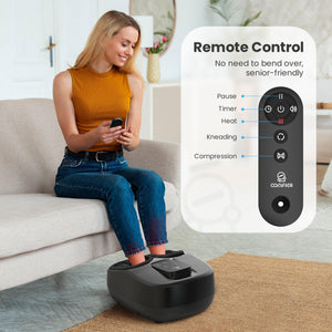 Comfier Foot Massager Comfier Shiatsu Deep Kneading Foot Massager with Remote Control CF-5250N