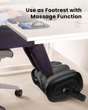 Comfier Foot Massager Comfier Shiatsu Foot Massager Machine, Foot Calf Massager with Heat, Squeeze & Vibration Massage, Remote Control, UP to Men Size 14 CF-5416