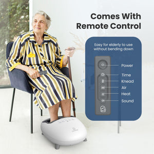 Comfier Foot Massager Comfier Shiatsu Foot Massager with Heat, Kneading and Vibration Massage Electric Heated Foot Massager, Up to size 14 CF- 5332