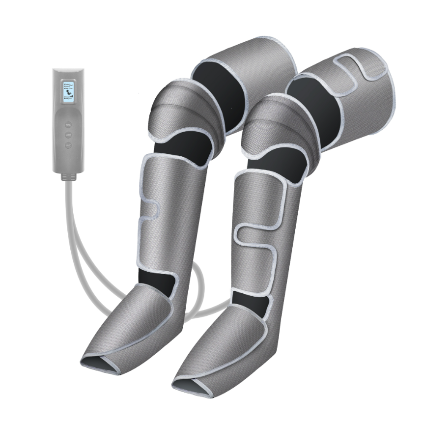 Comfier Foot Massager Grey Comfier Leg Massager for Pain Relief, Leg Compression Machine CF-7204B