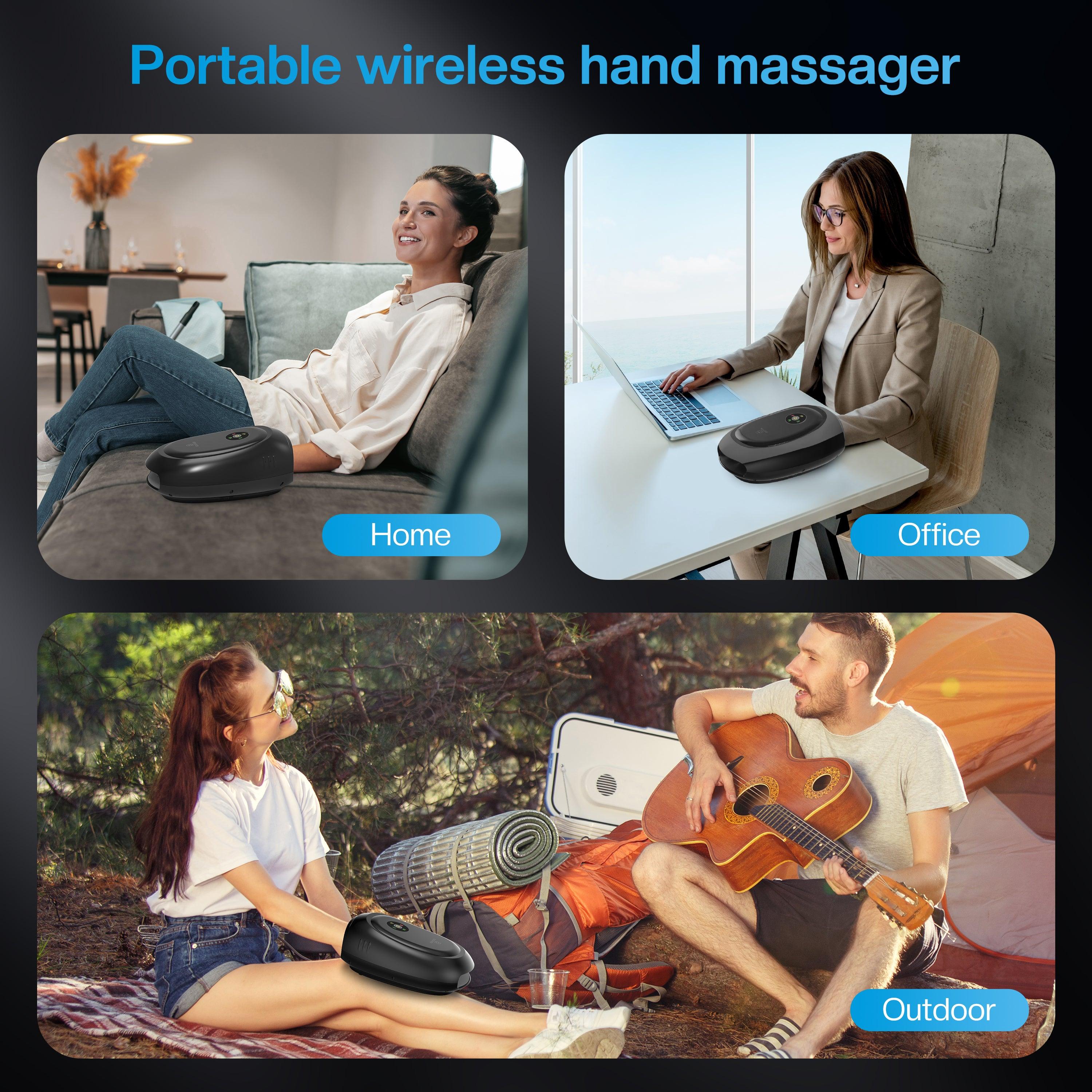Comfier Hand Massager Comfier Hand Massager Machine for Arthristis, Carpal Tunnel, Hand Massage with Heat and Compression, APP Control, Hand Wrist Finger Massager with Vibration CF-4101