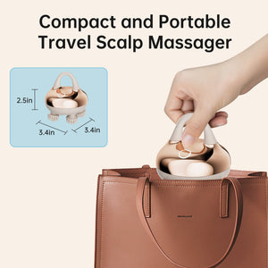 Comfier Head Massager Comfier Cordless Scalp Massager Hair Growth with 3 kneading Modes, Waterproof Head Massager with 8 Claws for Deep Cleansing, Head Scratcher CF-4402