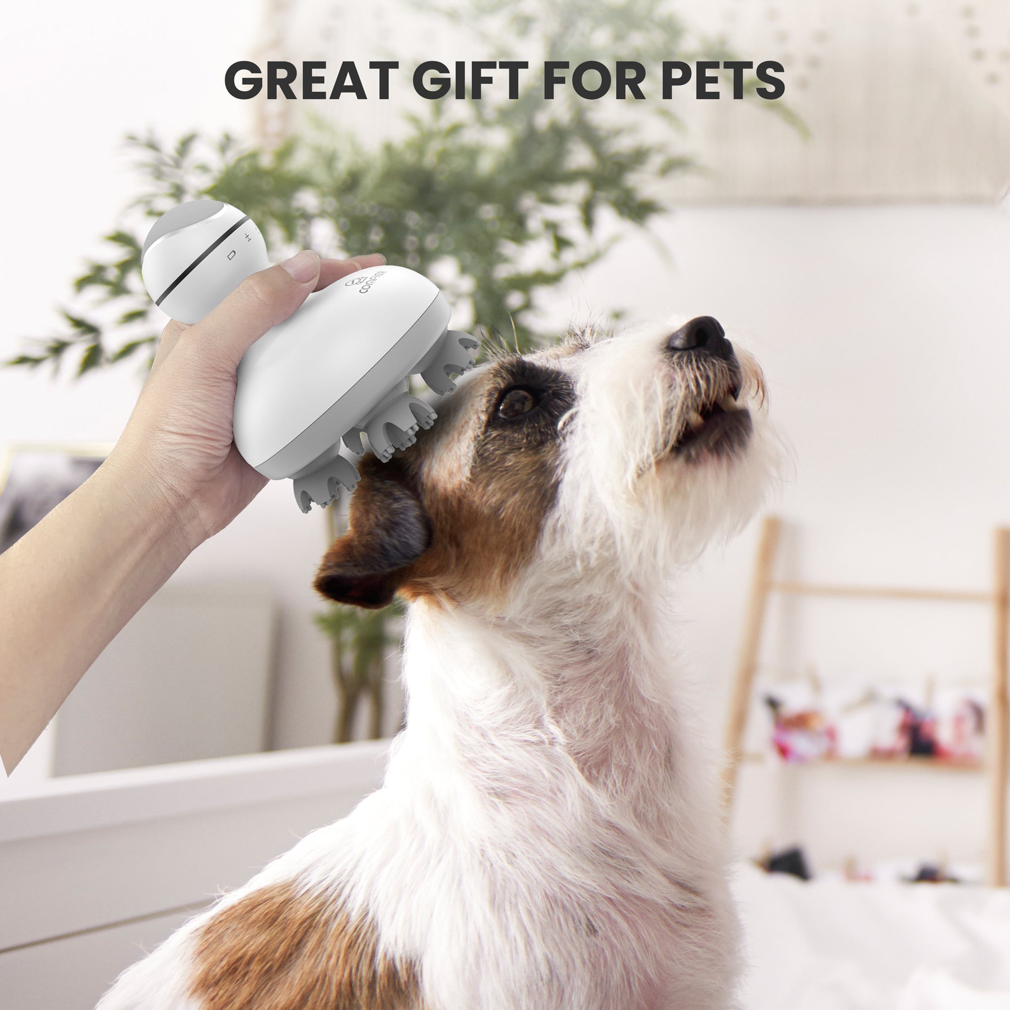 Comfier Head Massager Comfier Electric Scalp Massager Hair Growth, Cordless Head Massager Scalp Stress Relax, Waterproof Handheld Hair Scratcher with 84 Silicone Nodes CF-4902N