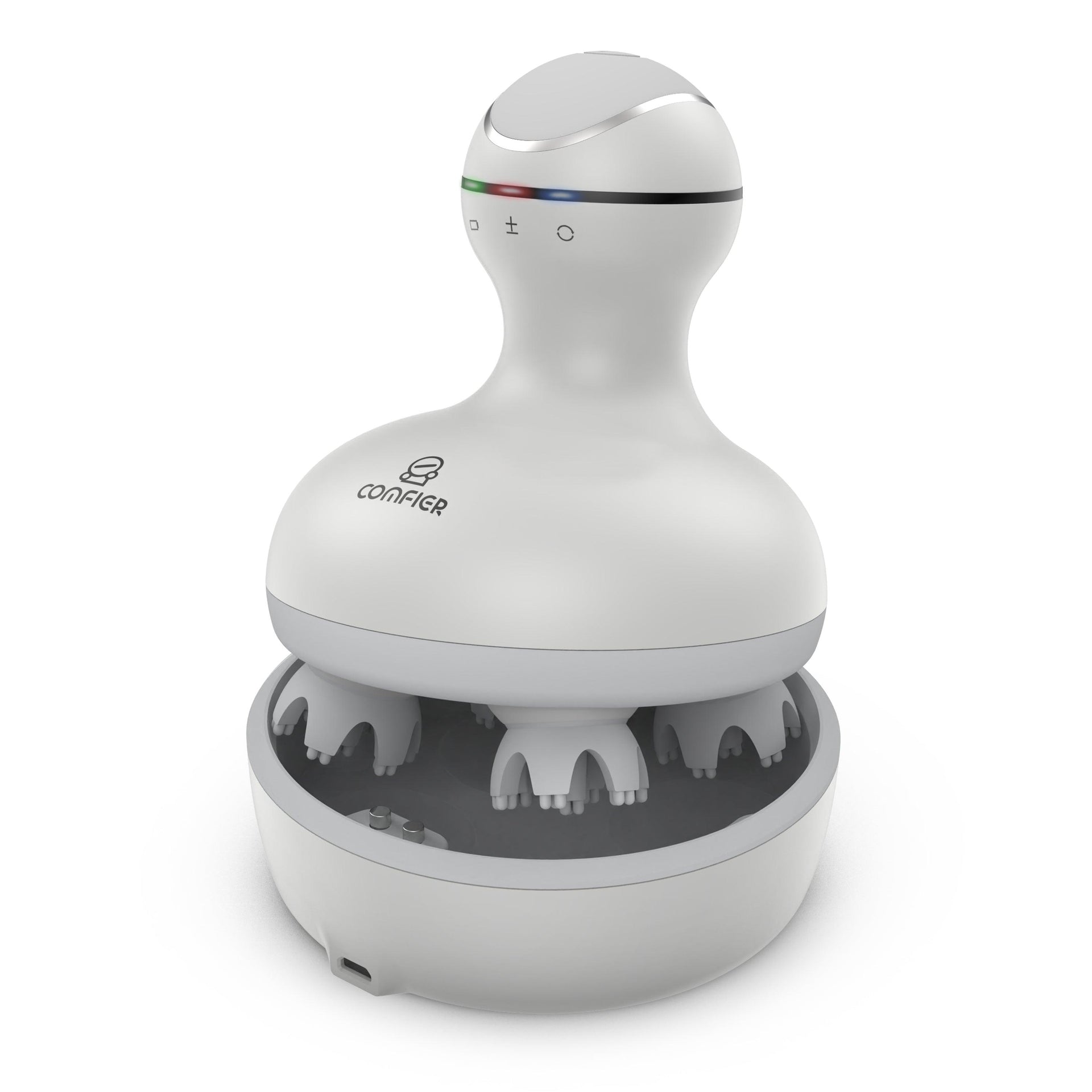 Comfier Head Massager Gray Comfier Cordless Hair Scalp Massager, head massager for Hair Growth, Deep Clean and Stress Relax CF-4902