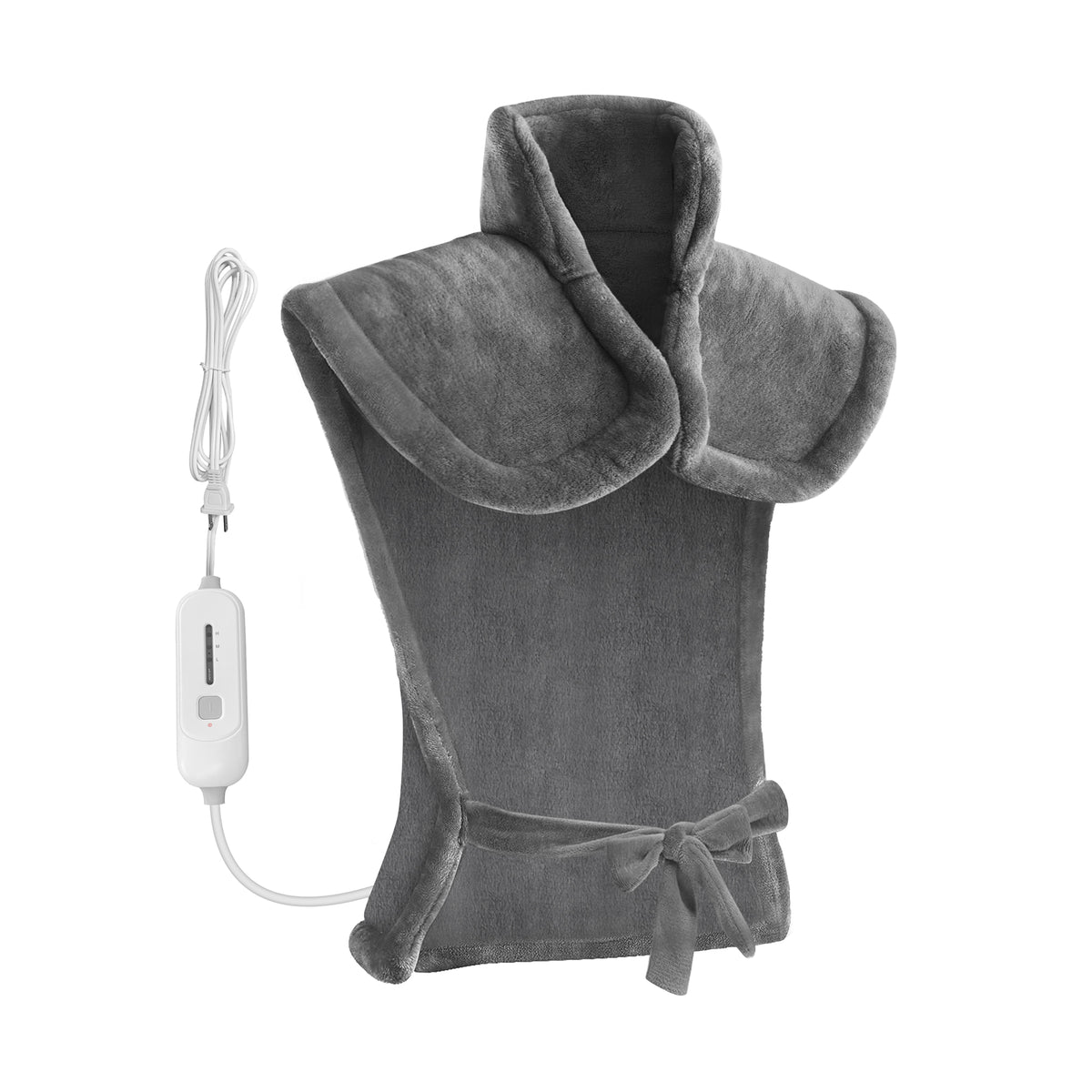 Comfier CF-H1822D gray heating pad for back, neck and shoulder pain relief