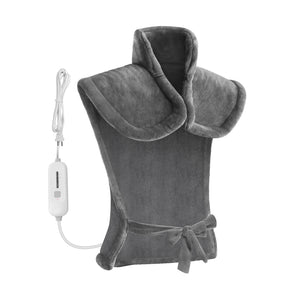 Comfier CF-H1822D gray heating pad for back, neck and shoulder pain relief