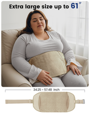 Comfier Heating Pad Comfier Heating Pad for Back Pain Relief, Heating Pad for Period Cramps with Auto Shut Off,Fast Heat Pad with 3 Vibration Modes, Hand-Warming Pocket & Extra-Large Size 61" CF-6413