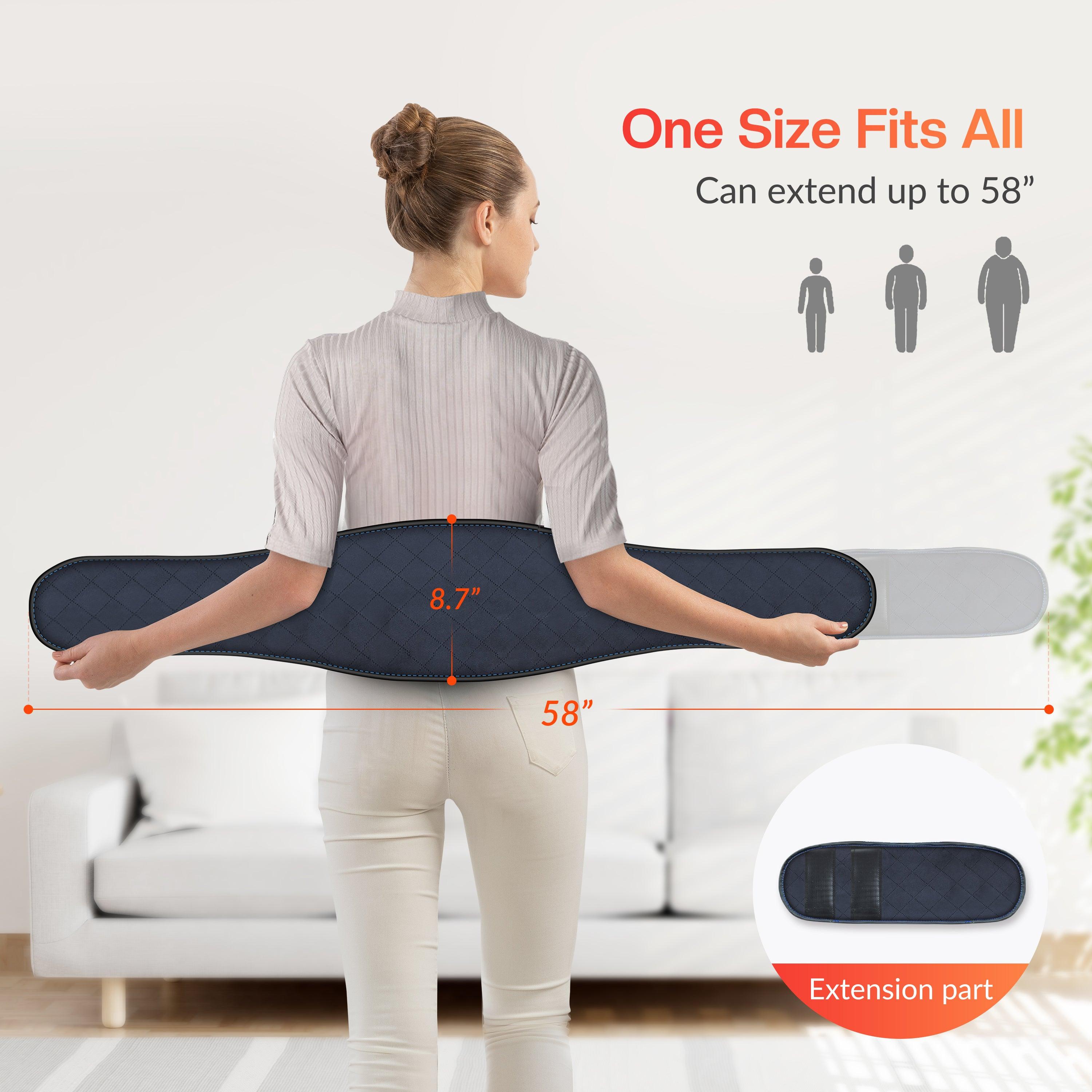 Comfier Lumbar Support & Massager Comfeir Cordless Heating Pad for Back Pain Relief with heat CF-6006