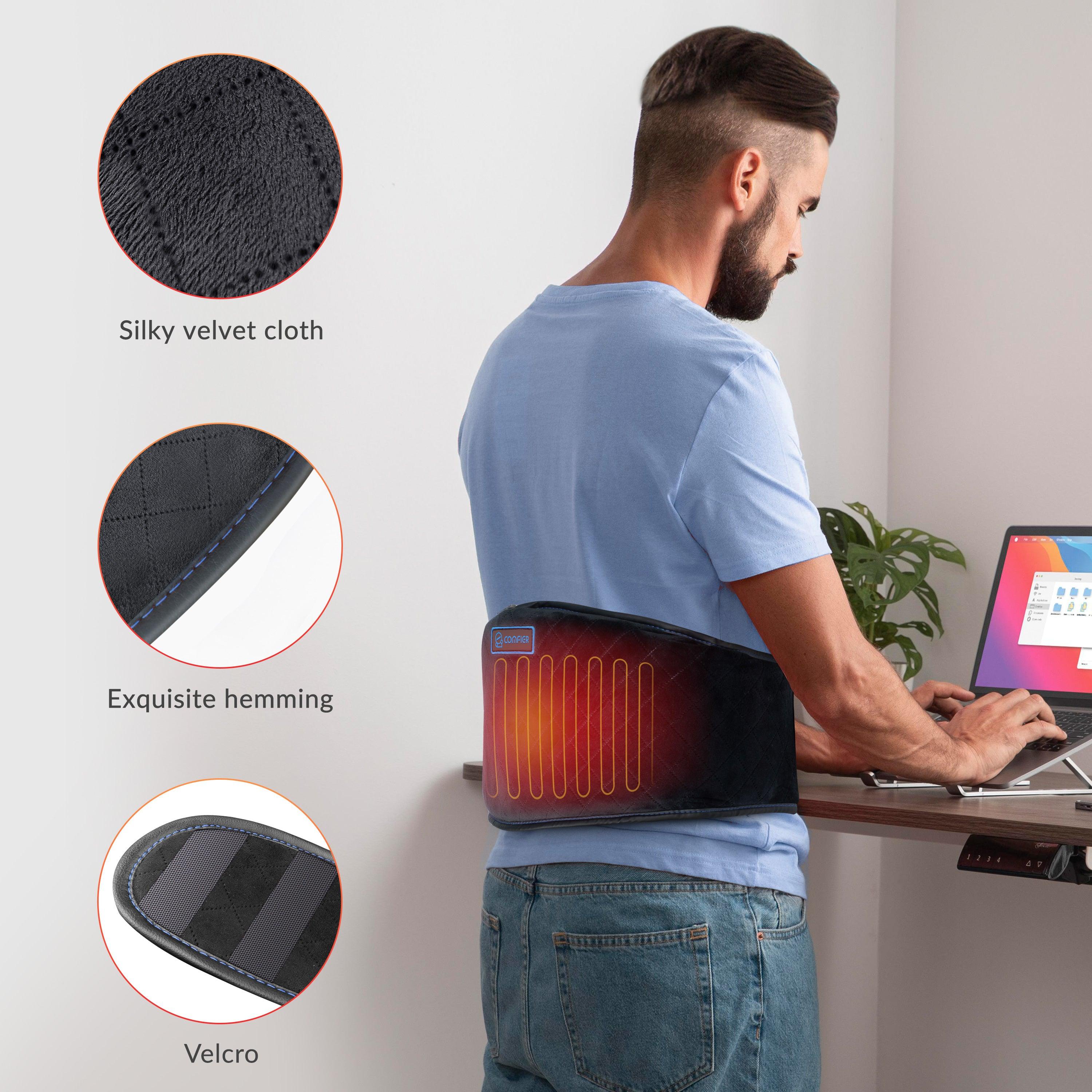 Comfier Lumbar Support & Massager Comfeir Cordless Heating Pad for Back Pain Relief with heat CF-6006