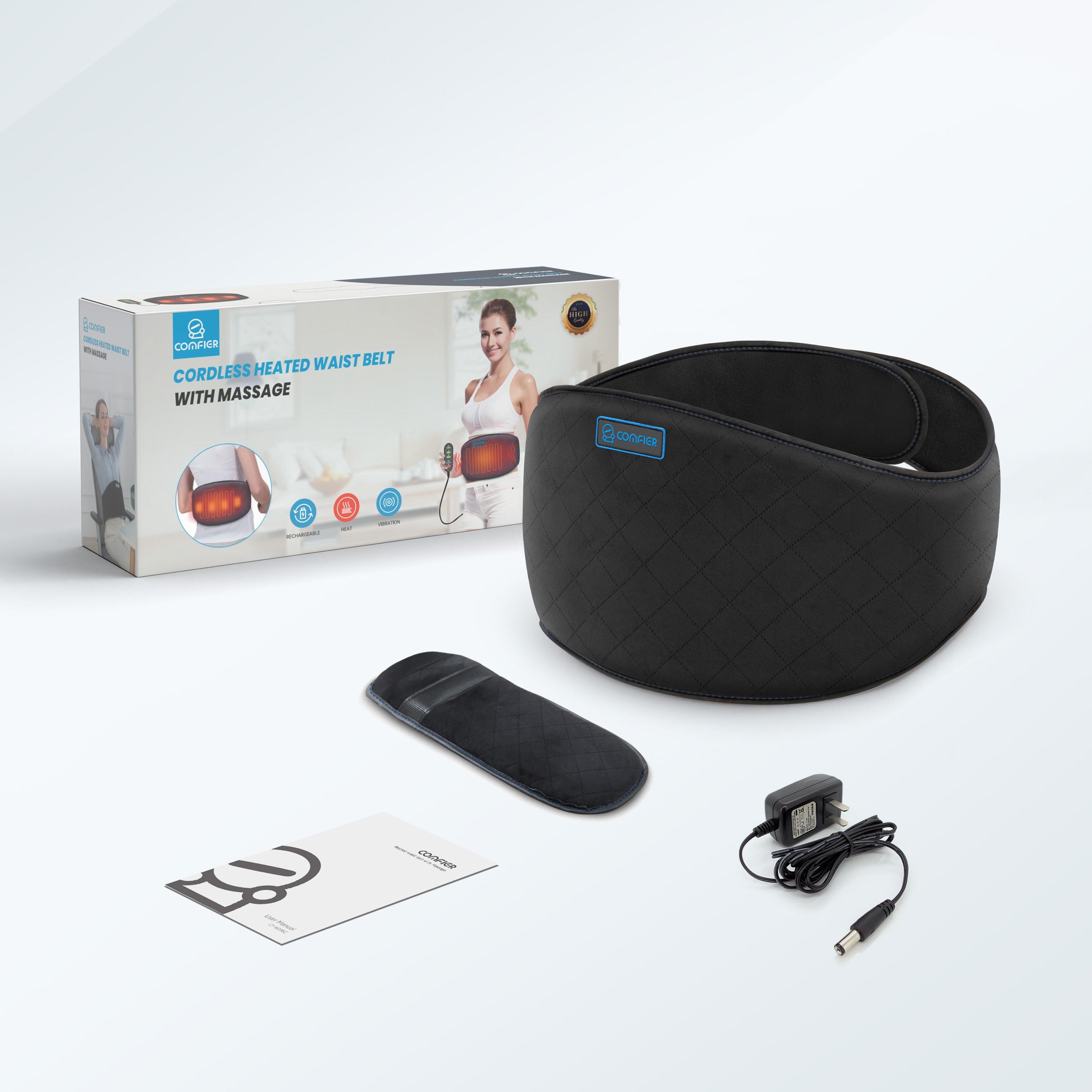 Comfier Lumbar Support & Massager Comfeir Cordless Heating Pad for Back Pain Relief with heat CF-6006