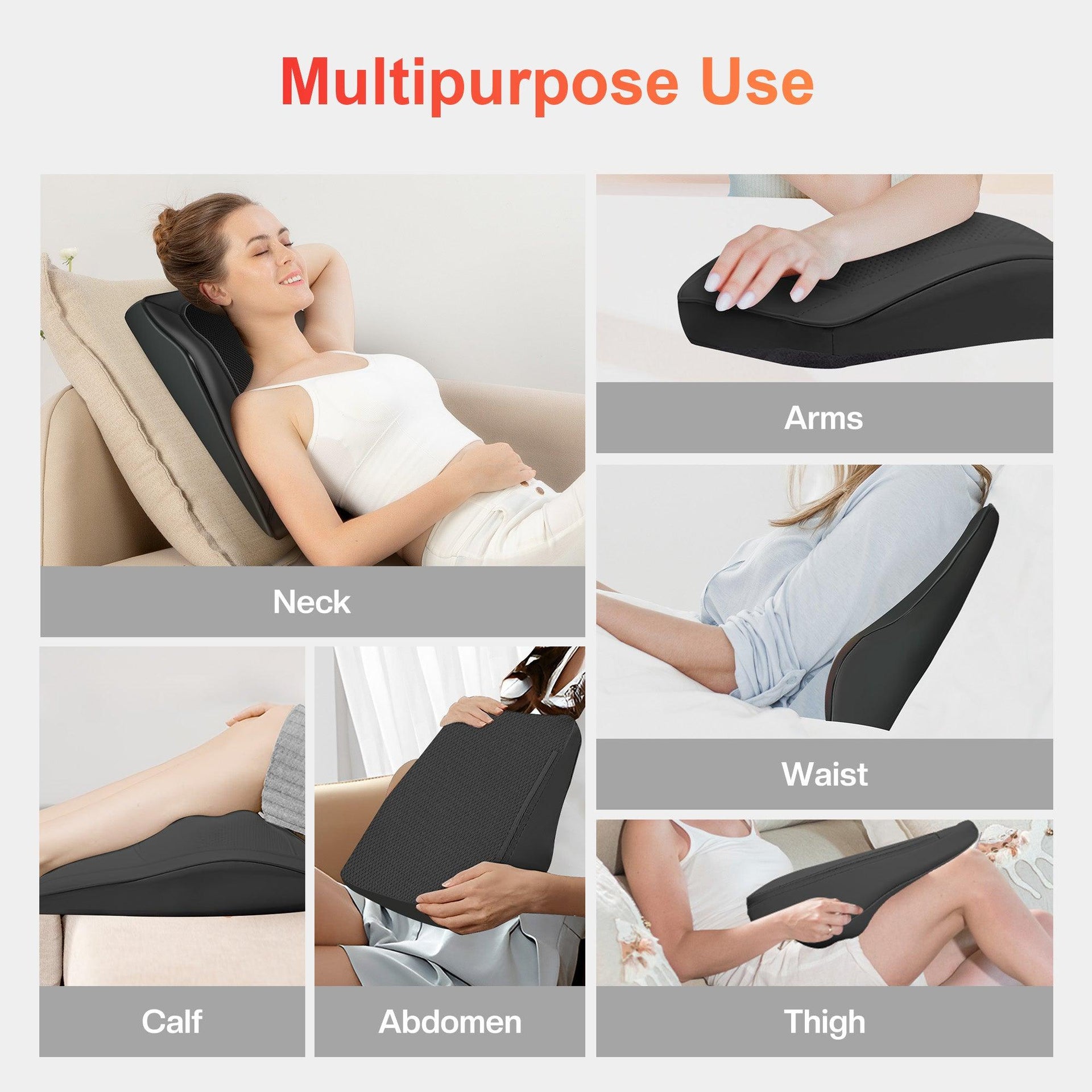 Comfier Lumbar Support & Massager Comfier Back & Neck Massager for Back&Neck Pain Relief CF-1228