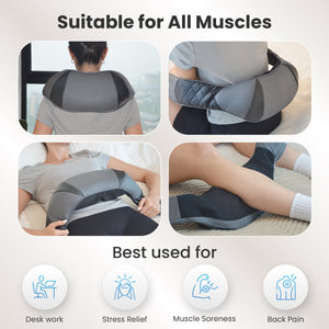Best neck and shoulder massager relieves desk-work stress, muscle soreness and back pain fast