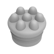 Comfier Round Head For CF-4902N lnterchangeable Heads for Scalp Massager/Massage Gun