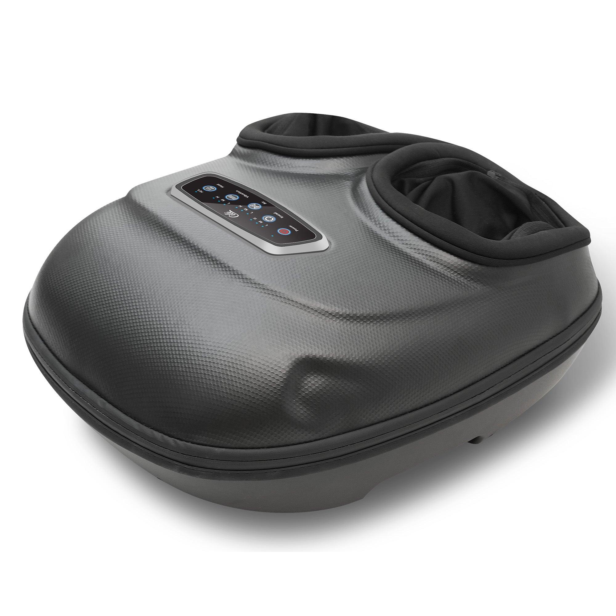 Comfier USA CILI Foot Massager Machine, Feet Massager With 3 Kneading Intensities, Detachable Foot Sleeve, Foot Massager Plantar Fasciitis Relief, Shiatsu Foot Massager Fits Size Up to 13 (Black)  CL-5225