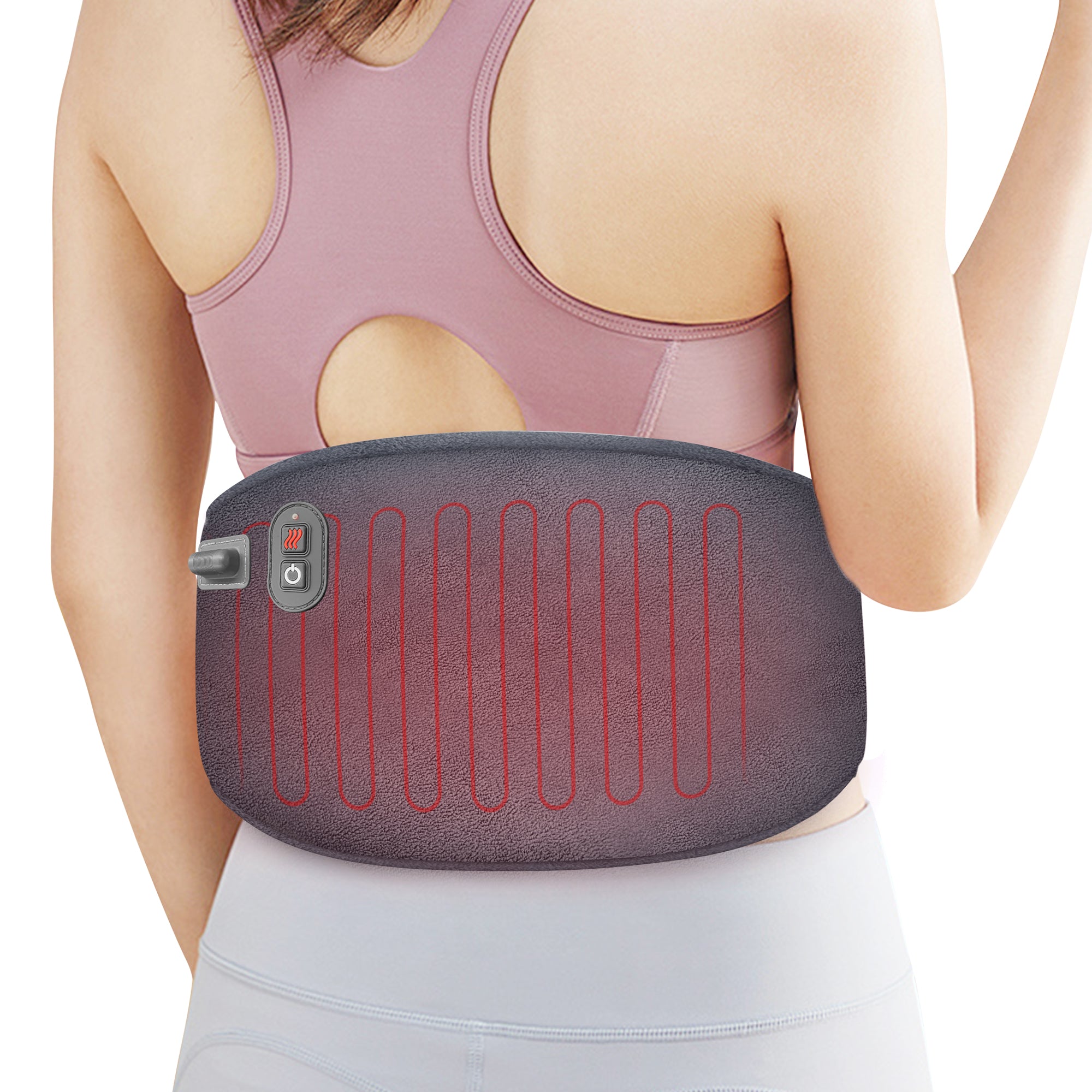Comfier Heating Pad for Back Pain Relief with Adjustable Strap - 6004