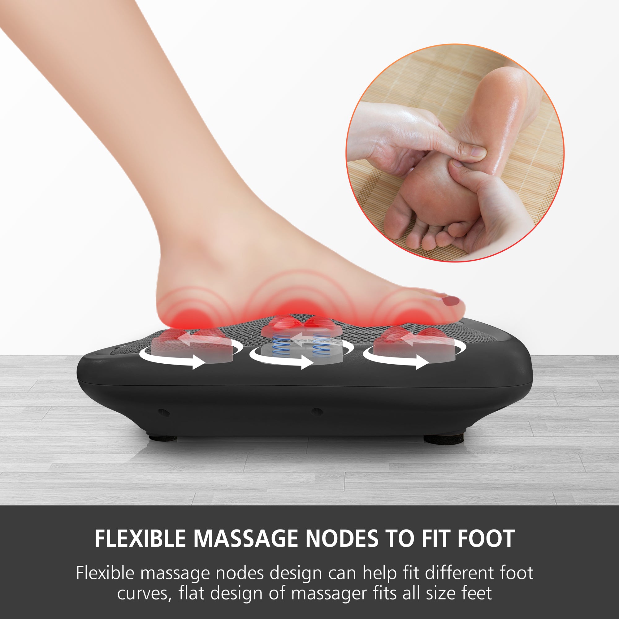 Comfier Shiatsu Foot Massager with Heat - 5903-WM