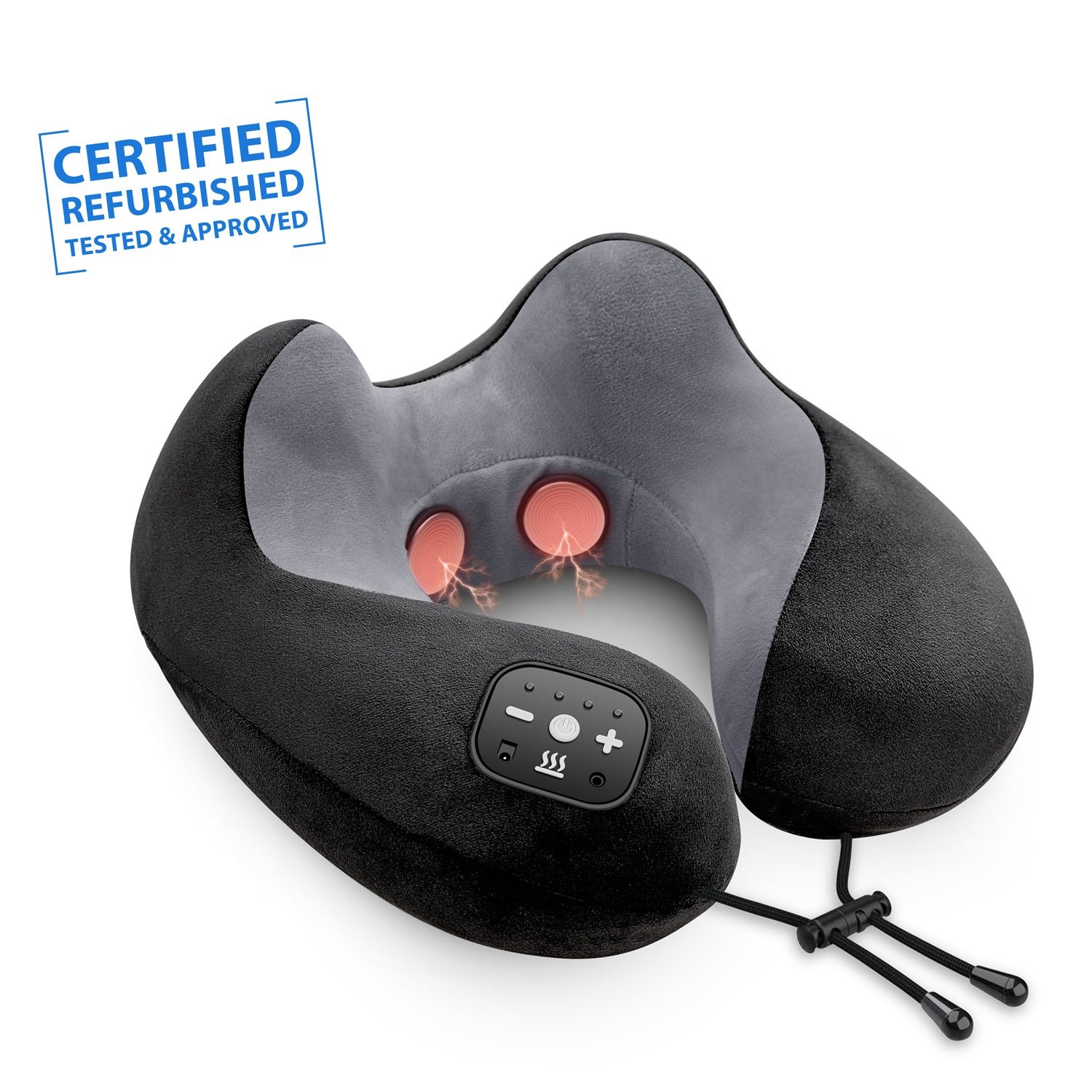 Certified Refurbished - Comfier Travel Pillow & Neck Massager with Heat, Memory Foam Neck Pillow - 6902U-USED