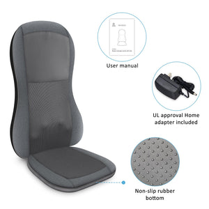 Comfier Back Massager Comfier 2D/3D Shiatsu Full Back Massage Seat Cushion with Heat CF-2913