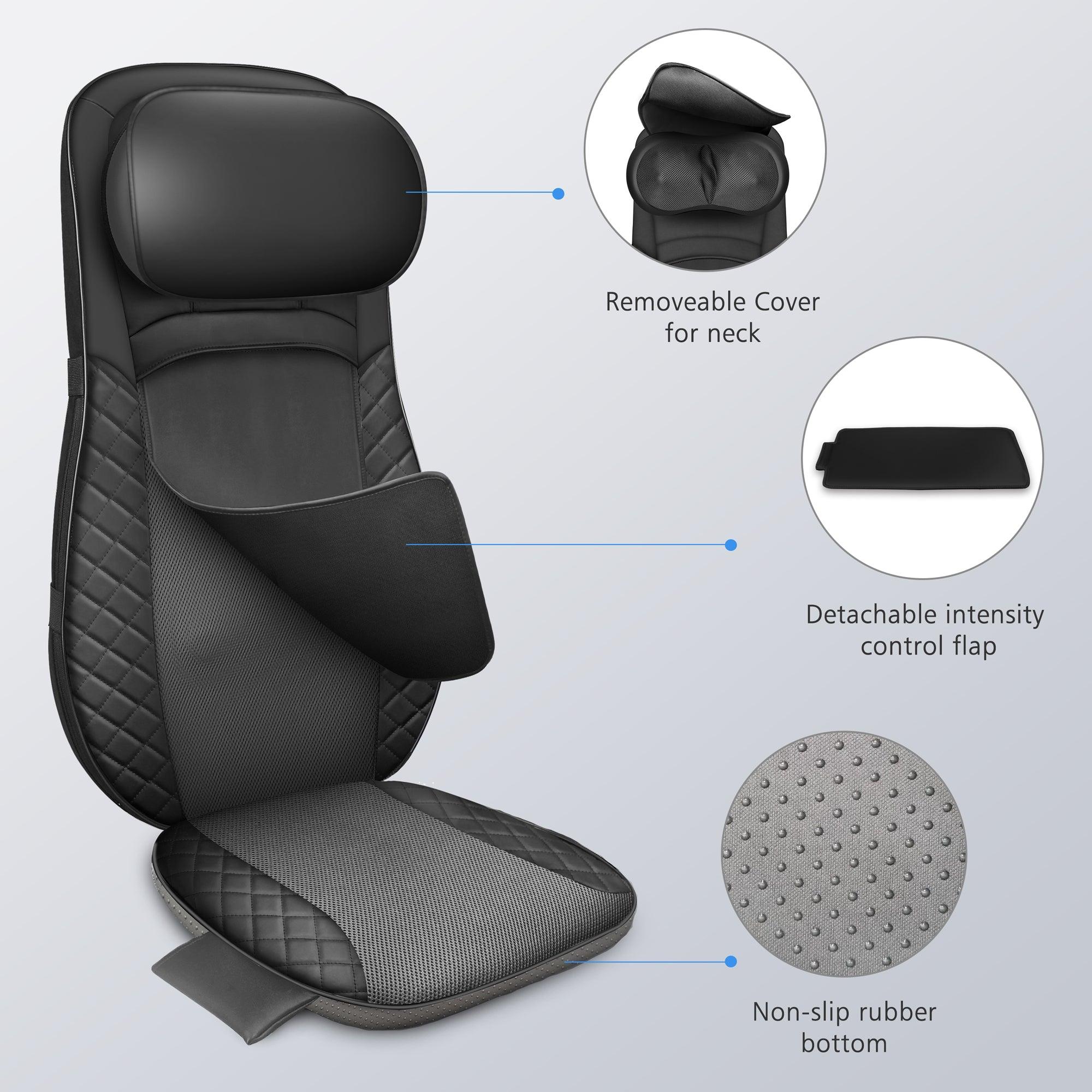 Comfier Back Massager Comfier Massage pillow for neck and back with heat, Shiatsu & vibration massage with full body CF-2118