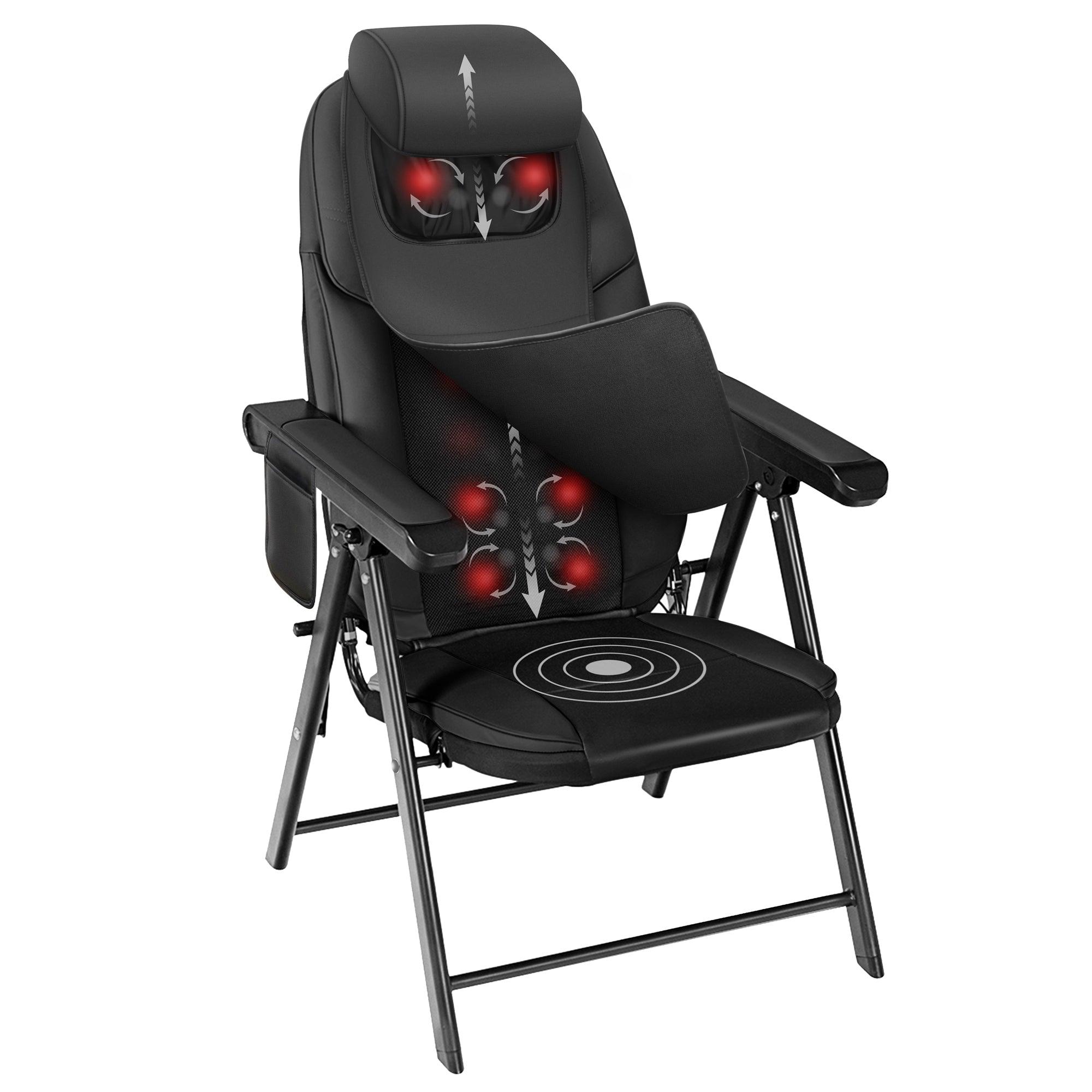 Comfier Back Massager Comfier Portable Folding Massage Chair-Shiatsu Neck and Back Massager with Heat CF-9202