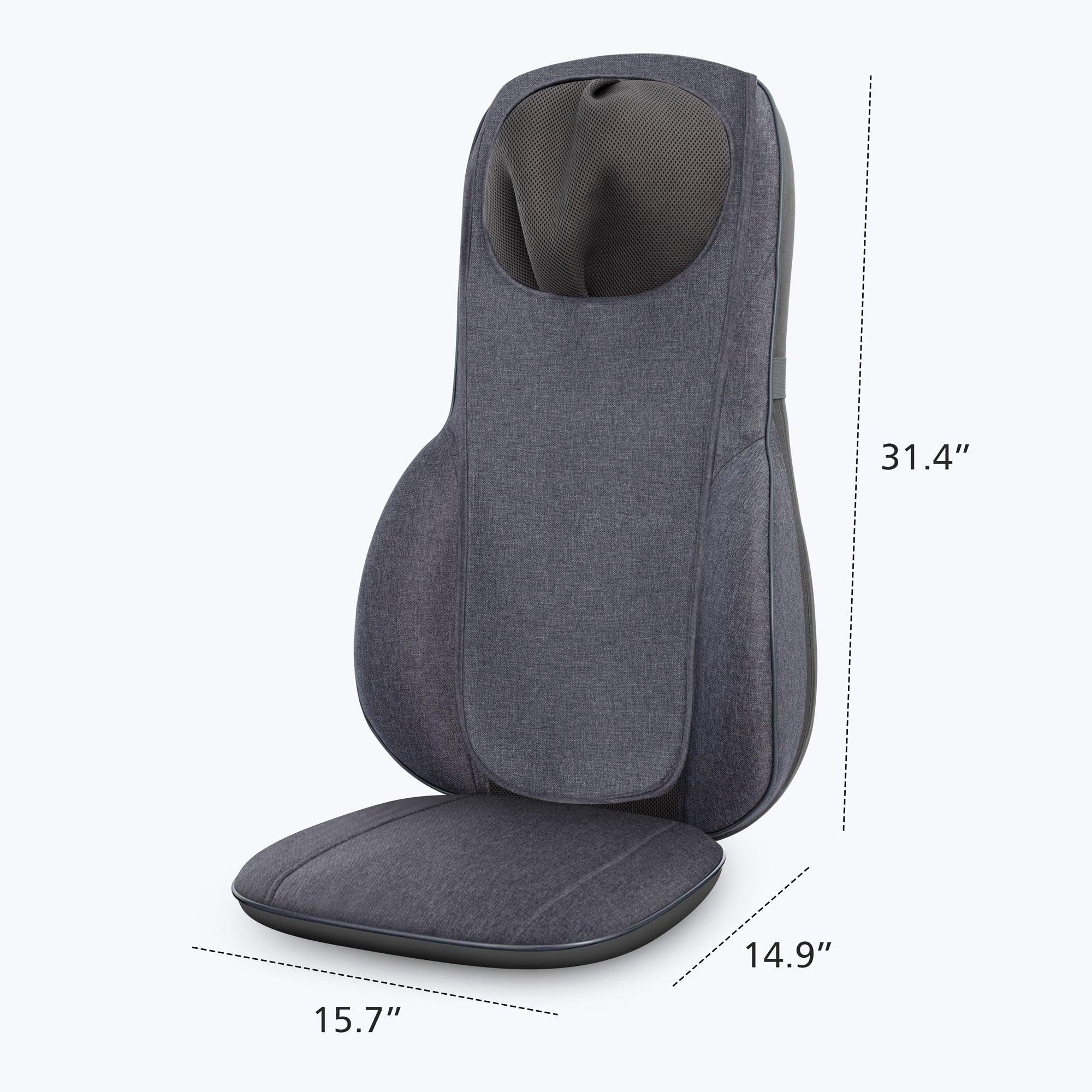 Comfier Back Massager Comfier Shiatsu Neck Back Massage Seat Cushion with Heat,Adjustable Kneading Rolling Massage Chair CF-2113