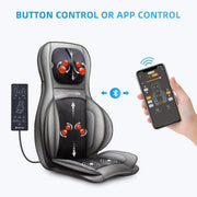 Comfier Back Massager Comfier Shiatsu Neck & Back Massager, 2D/3D Kneading Massage Chair Pad, APP Remote 2309-APP