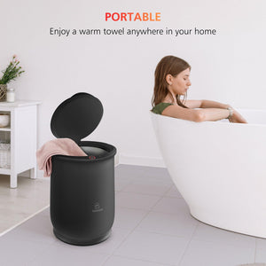 Comfier Bathroom Accessories Comfier Large Towel Warmer, Gifts for Her,Him, Towel Warmers for Bathroom(Black) CF-E1819NB