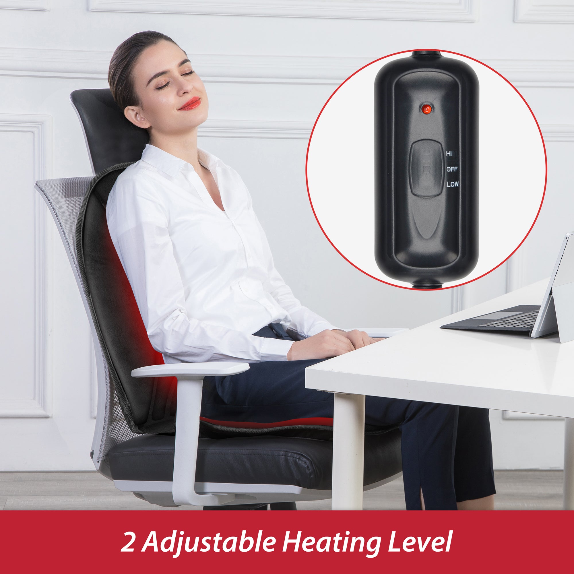 Comfier Comfier Back Seat Cushion for Home Office Use - 2105