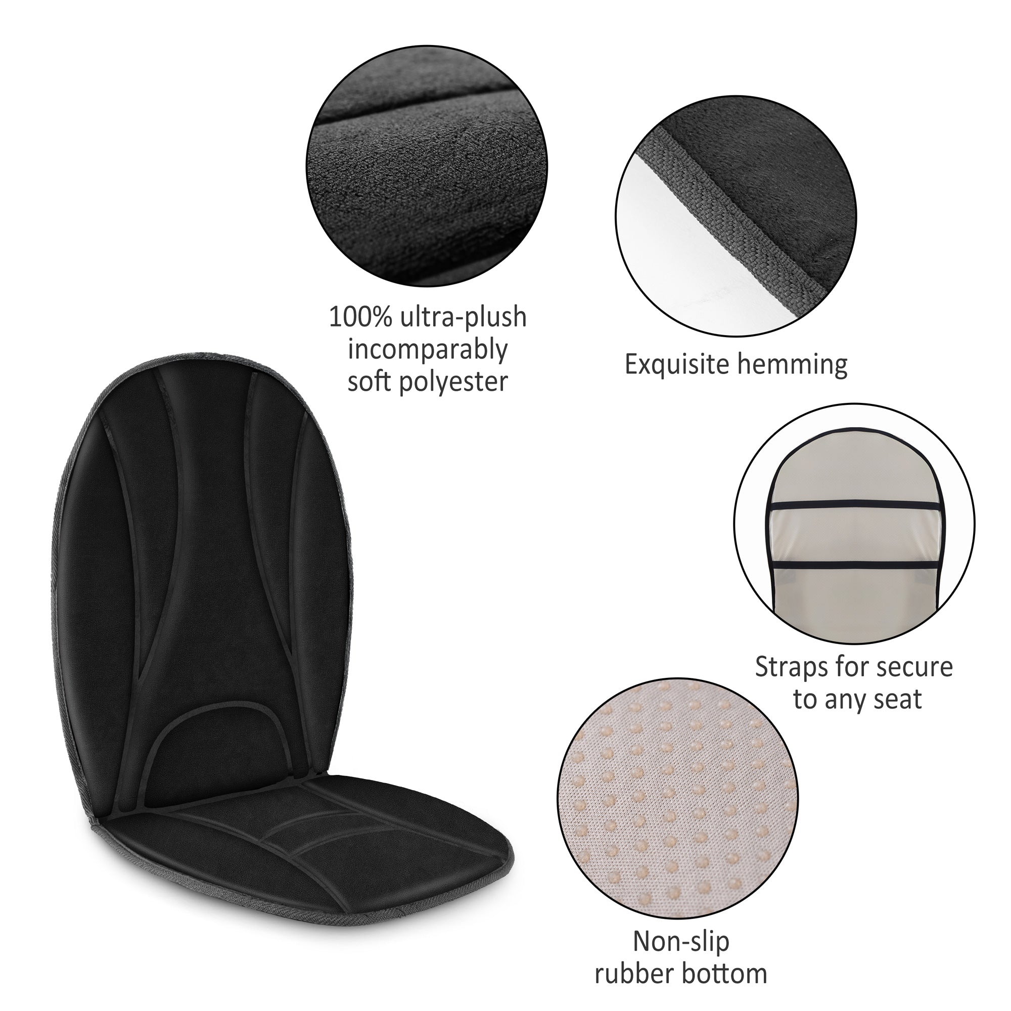 Comfier Comfier Back Seat Cushion for Home Office Use - 2105