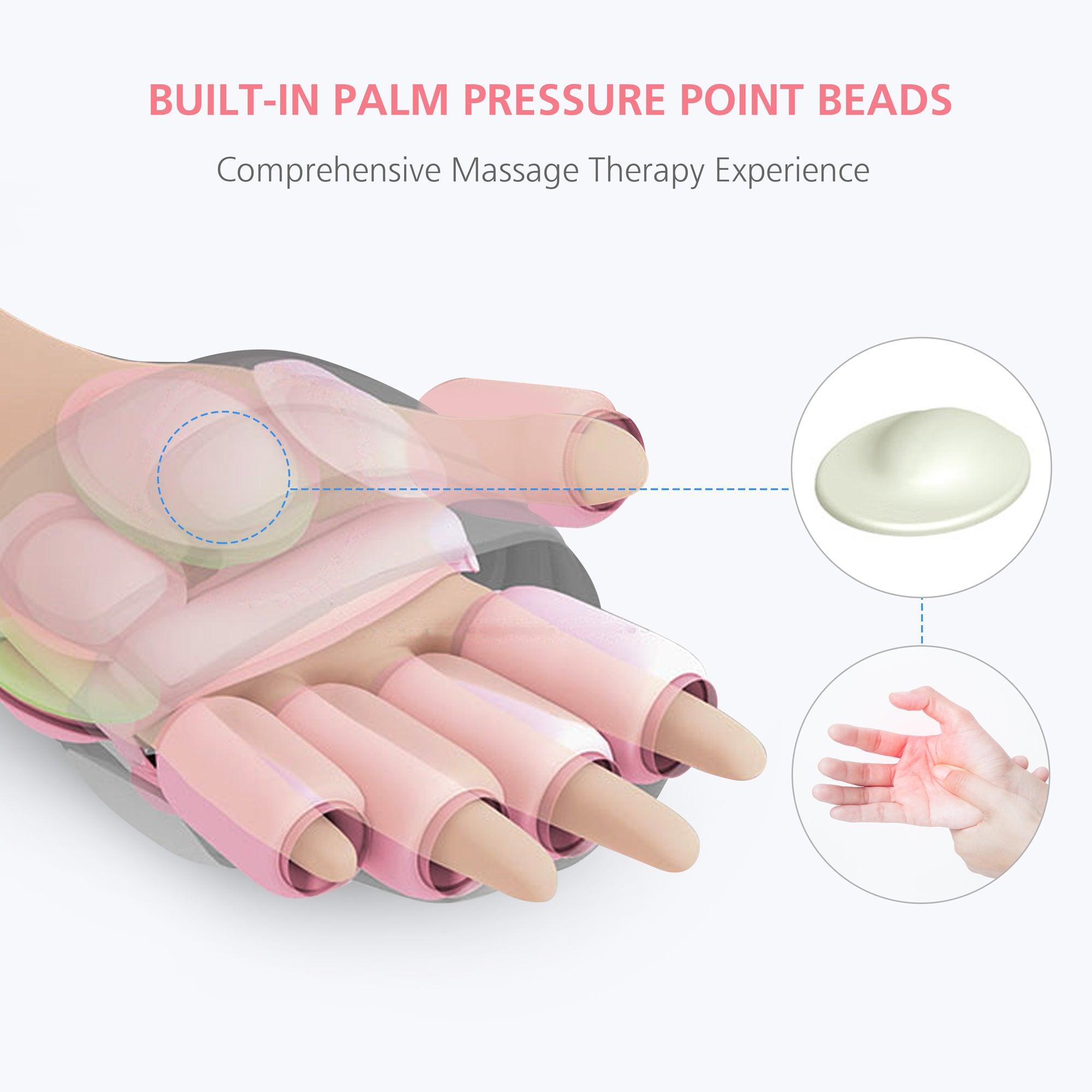 Comfier Comfier Cordless Hand Massager Machine with Heat for Carpal Tunnel hand pain relief(Pink) CF-4803P
