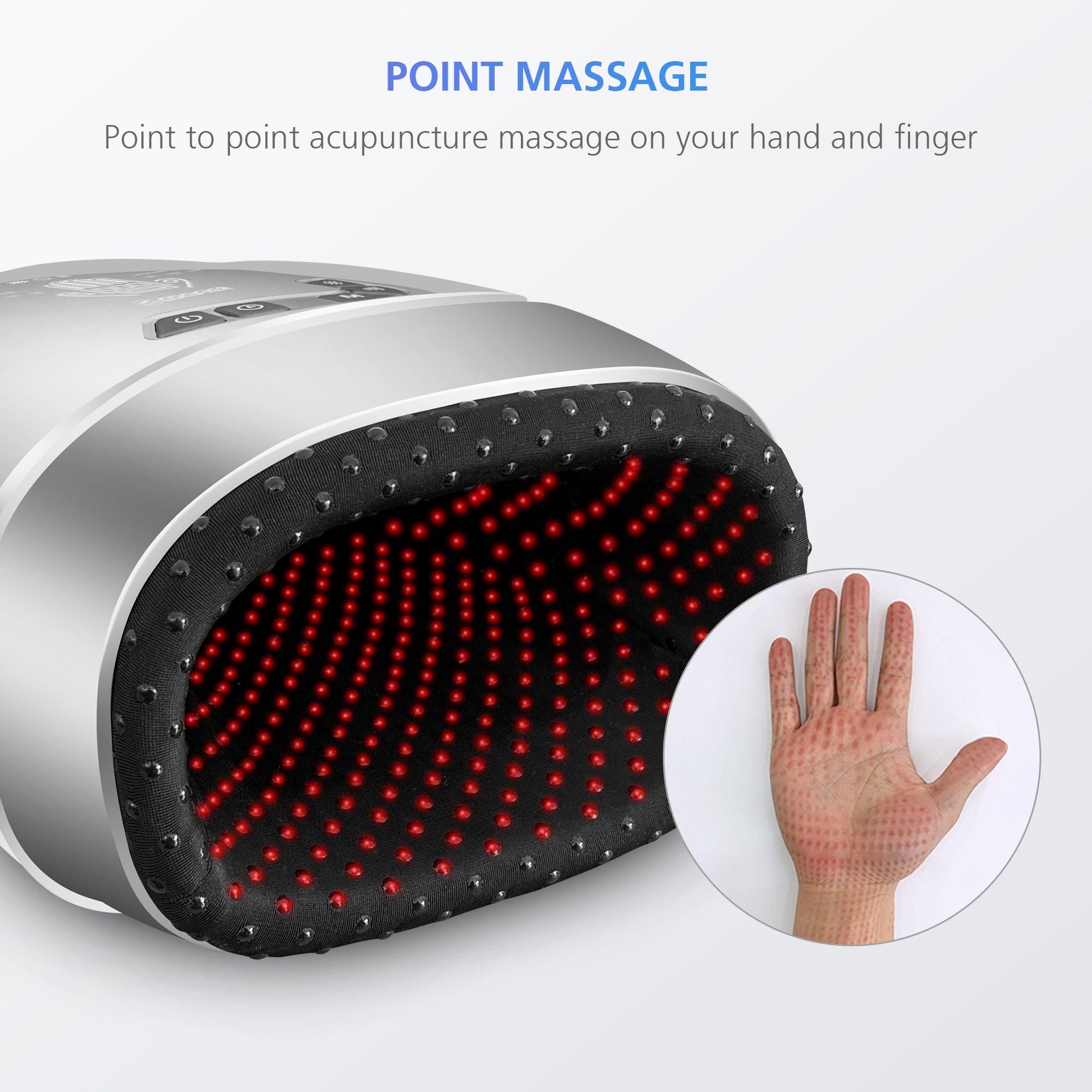 Comfier Comfier Cordless Hand Massager with Heat & Compression for Arthritis and Carpal Tunnel - 4807