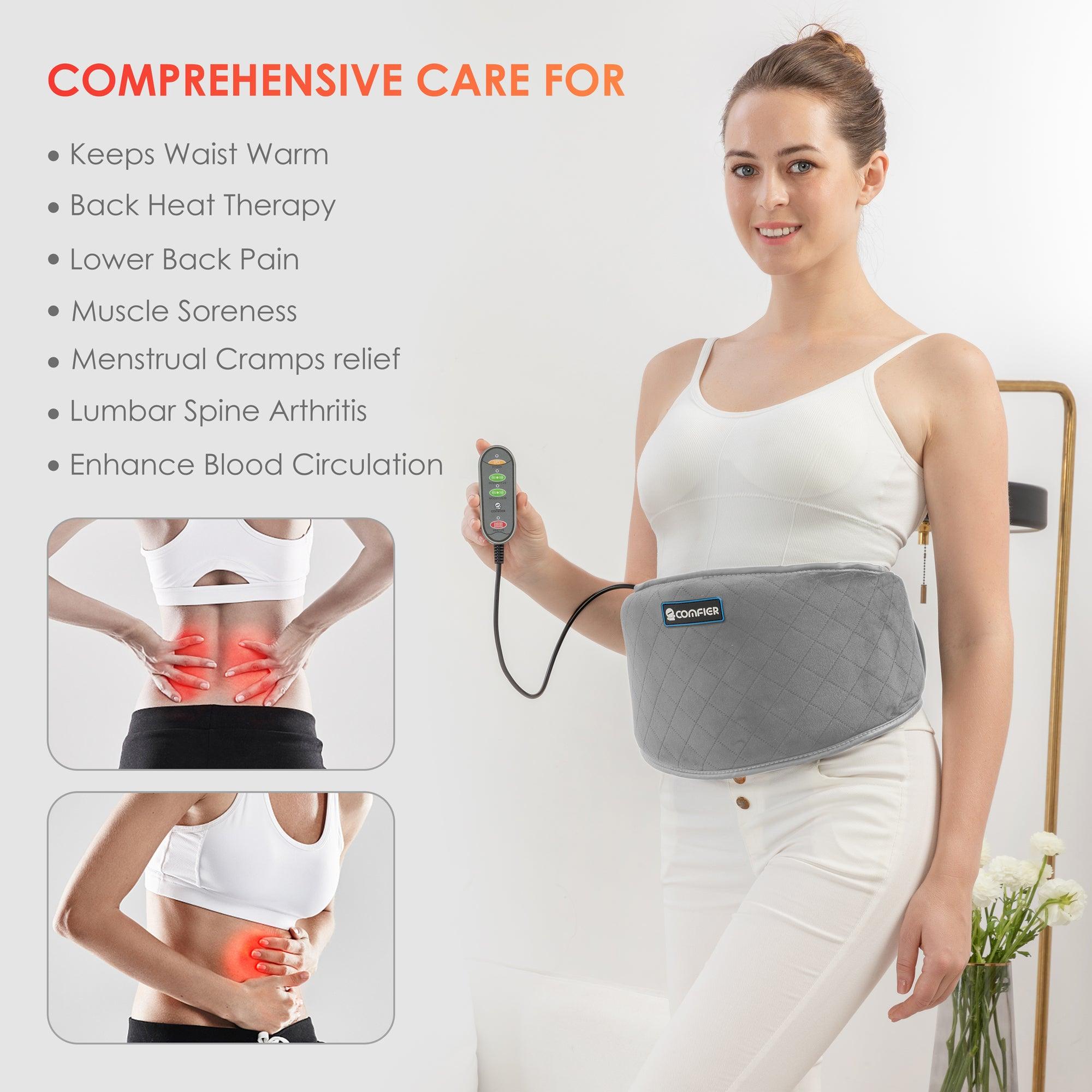 Comfier Comfier Heating Pad for Back Pain ,Cramps Arthritic Pain Relief CF-6006NG Grey