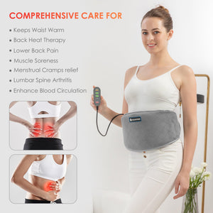 Comfier Comfier Heating Pad for Back Pain ,Cramps Arthritic Pain Relief CF-6006NG Grey
