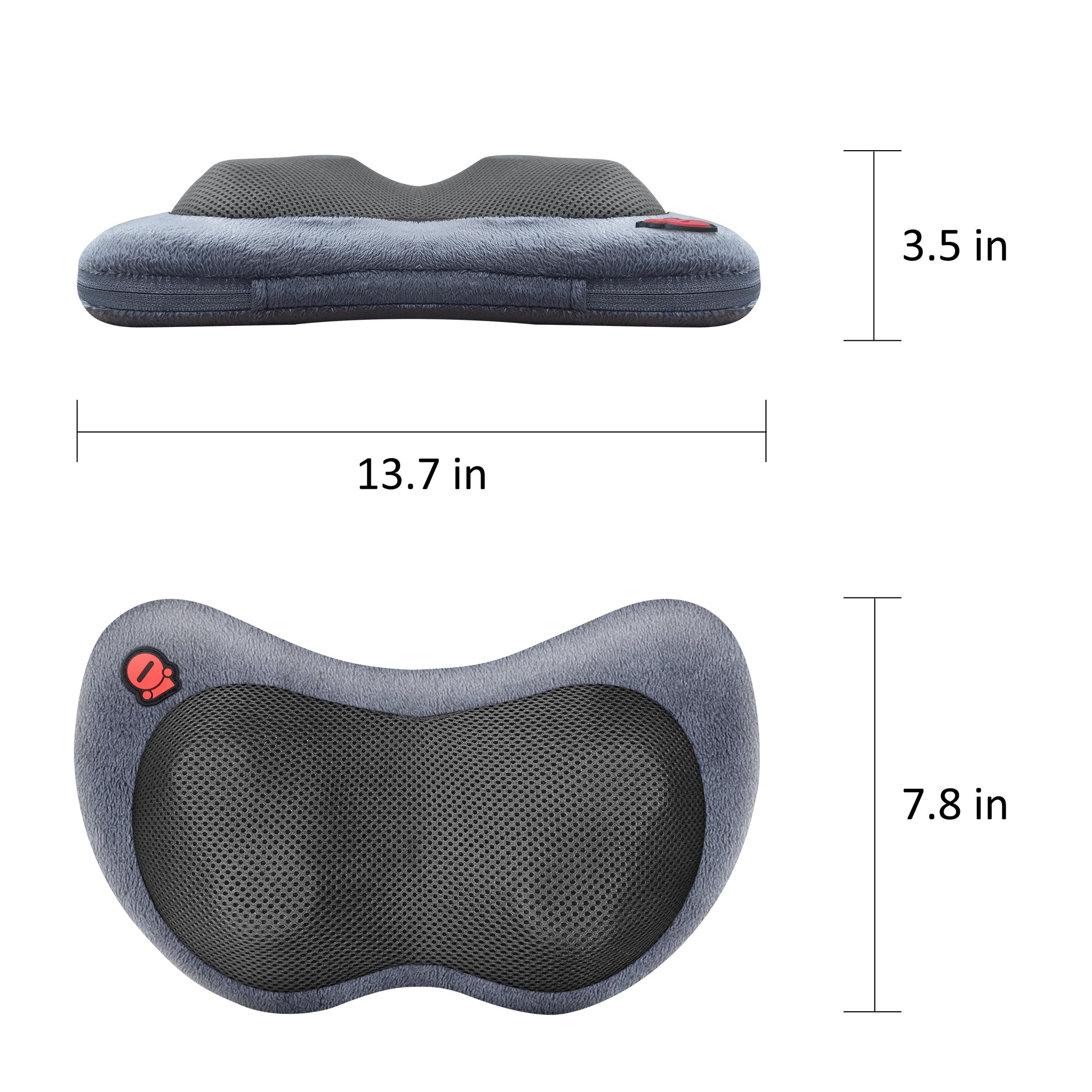 Comfier Comfier Shiatsu Back Massage Pillow, Neck and Shoulder Masssager with Heat - 6108G