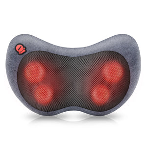 Comfier Comfier Shiatsu Back Massage Pillow, Neck and Shoulder Masssager with Heat - 6108G