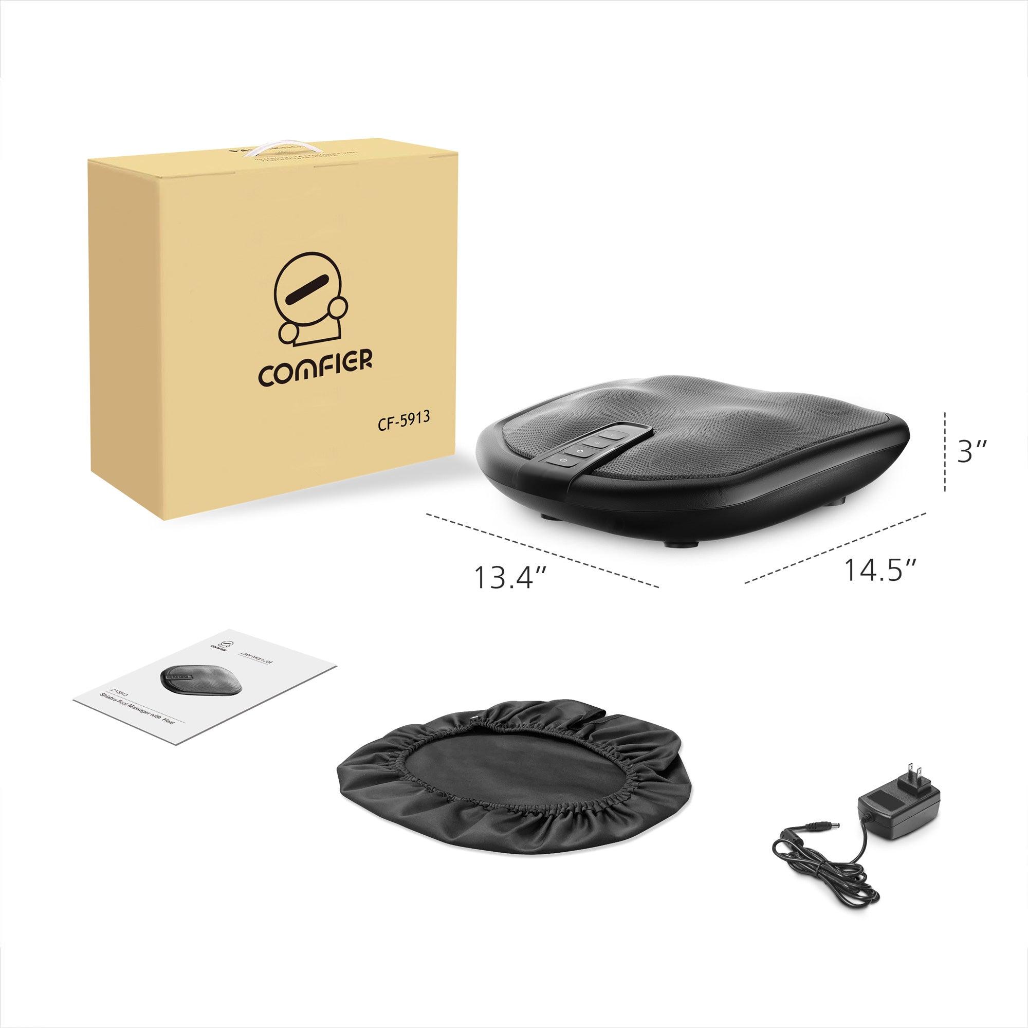 Comfier Comfier Shiatsu Foot Massager Machine,Kneading Foot and Back Massager with Heat - 5913