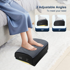 Foot Warmer Under Desk – 2 Adjustable Angles & Fast Heating
