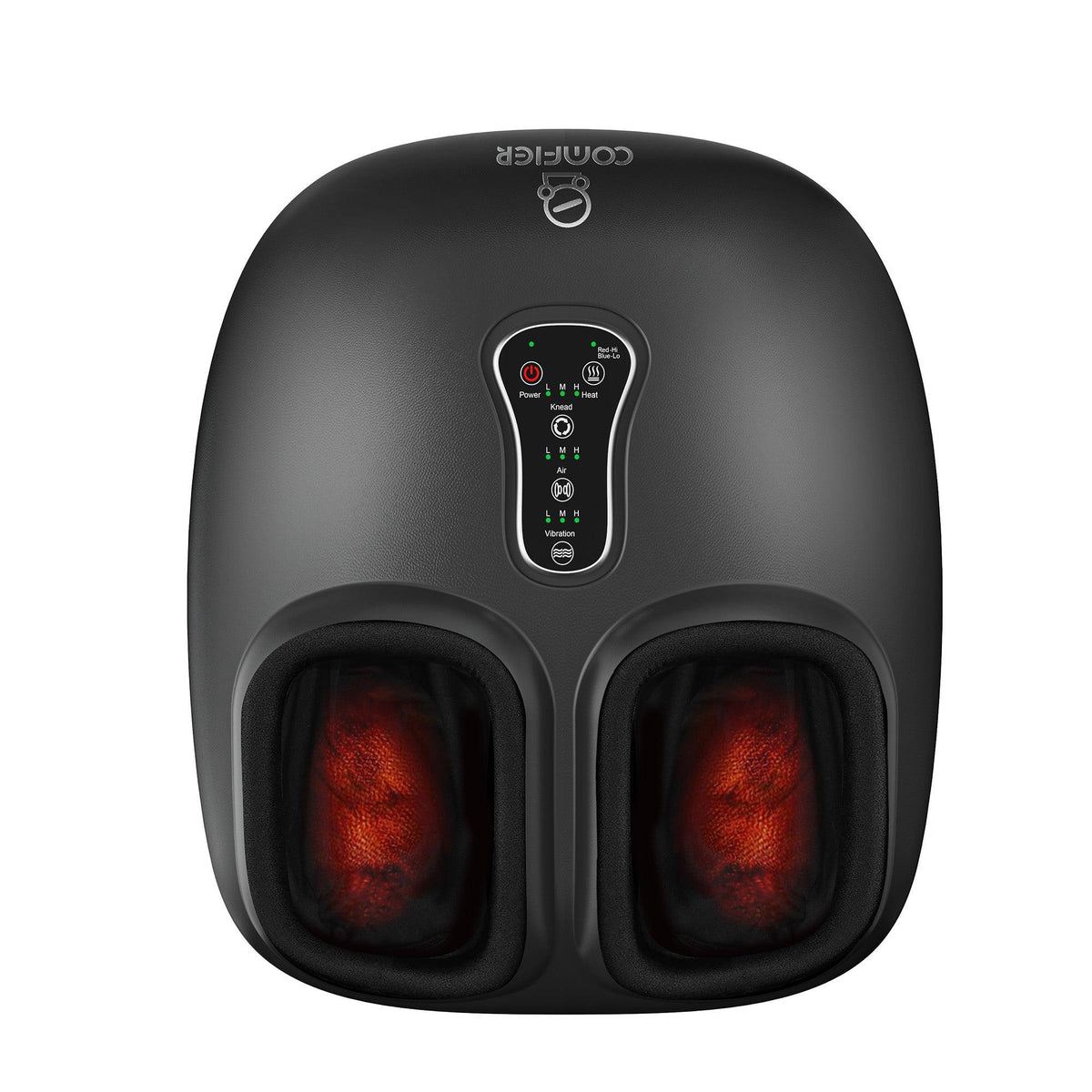 Comfier Shiatsu Foot Massager with Heat, Vibration,Rolling Compression Feet Massager CF-5212