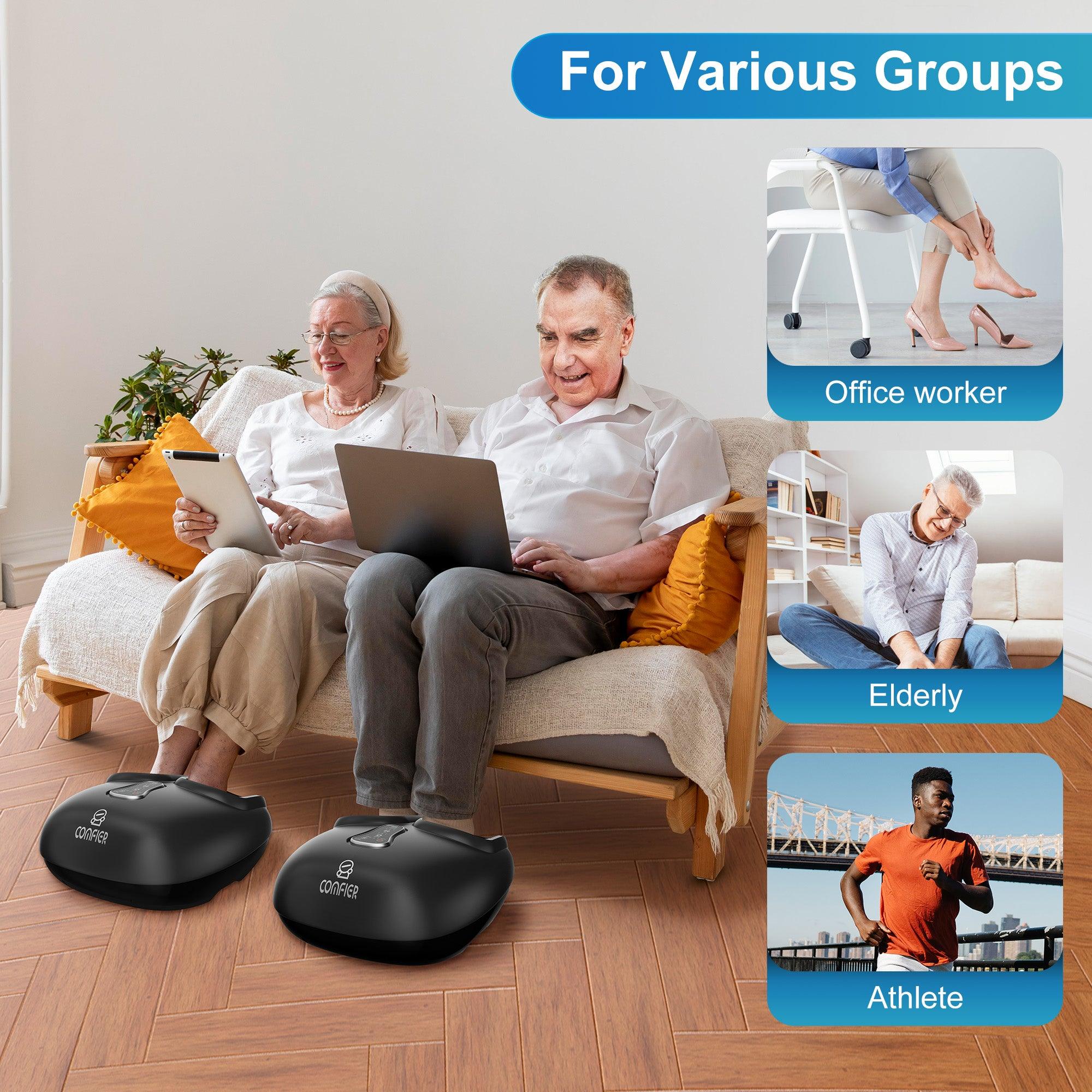 Comfier Shiatsu Foot Massager with Heat, Vibration,Rolling Compression Feet Massager CF-5212, 5212RC Comfier Shiatsu Foot Massager with Heat, Vibration,Rolling Compression Feet Massager CF-5212, 5212RC