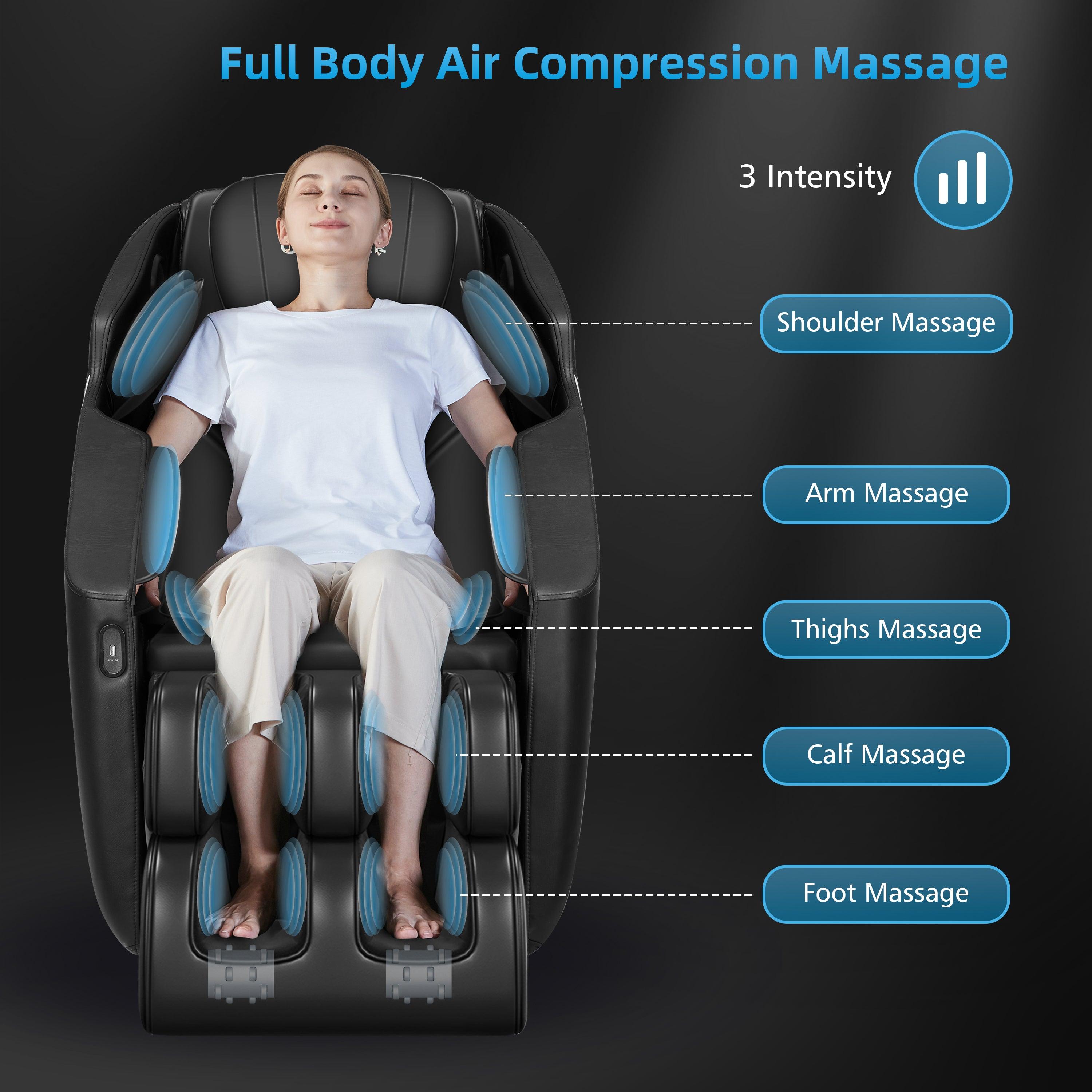 Comfier Full Body Massager Comfier Massage Chair Recliner, AI-powered, Full Body Massage Recliner Chair, Zero Gravity, Bluetooth Speaker CF-9212