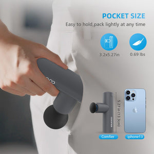 Comfier Full Body Massager Comfier Mini Massage Gun, Upgrade Pocket Sized Percussion Muscle Massager Gun(Gift Box) CF-4910