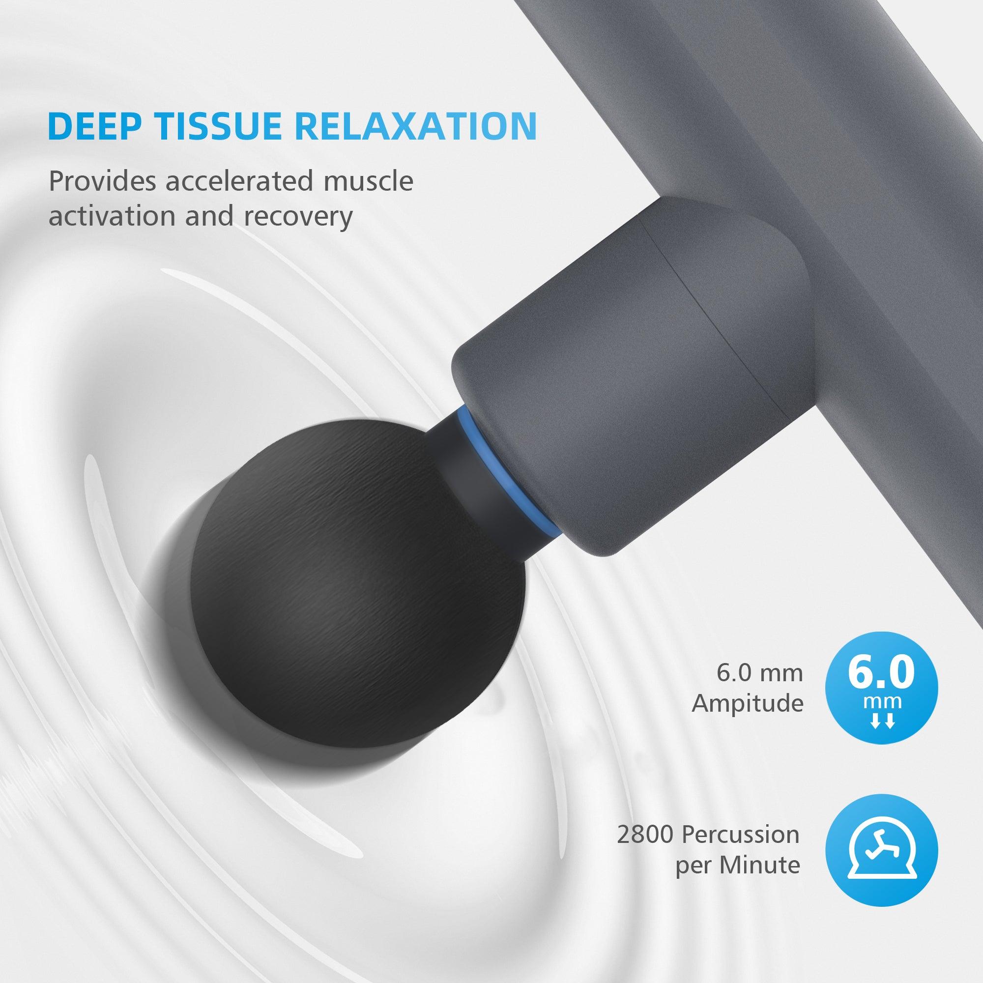 Comfier Full Body Massager Comfier Mini Massage Gun, Upgrade Pocket Sized Percussion Muscle Massager Gun(Gift Box) CF-4910