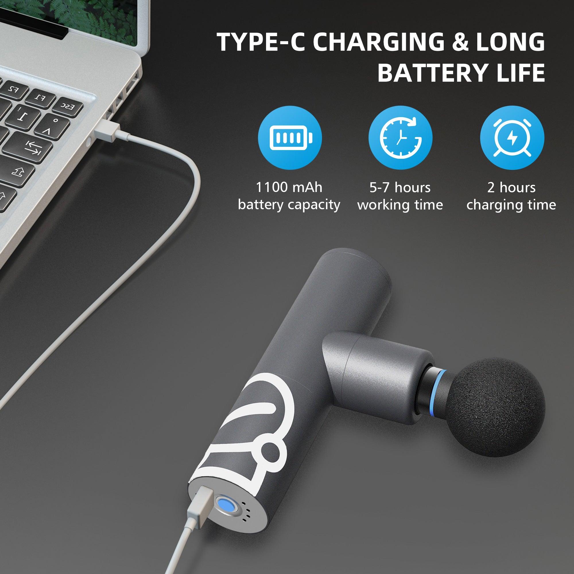 Comfier Full Body Massager Comfier Mini Massage Gun, Upgrade Pocket Sized Percussion Muscle Massager Gun(Gift Box) CF-4910