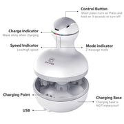 Comfier Head Massager Comfier Cordless Hair Scalp Massager, head massager for Hair Growth, Deep Clean and Stress Relax CF-4902