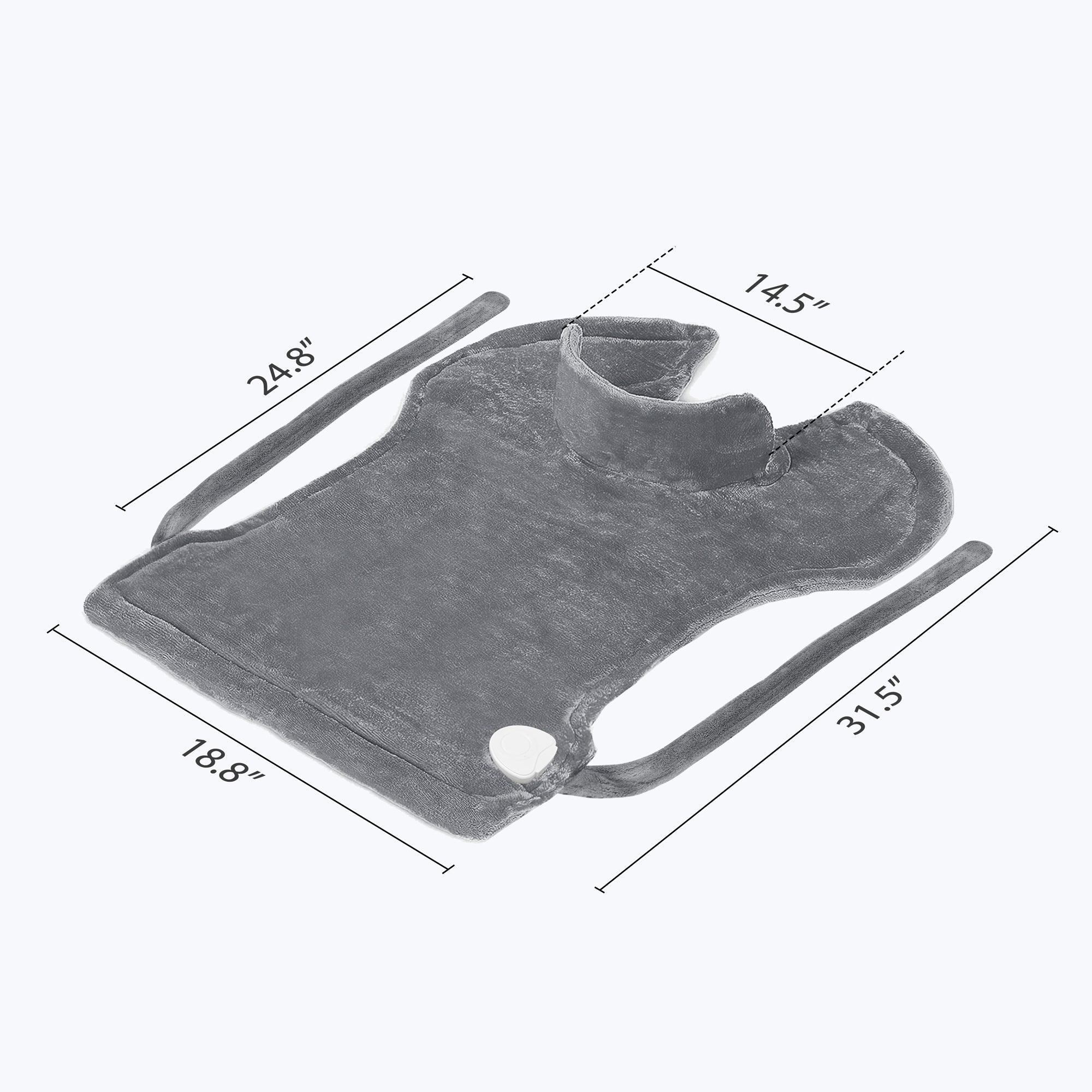 Comfier Heating Pad Comfier Heating Pad for Back Pain Relief, FSA HSA Eligible, Fast Heating Pad for Neck and Shoulders, Electric Heated Wrap, 3 Heat Levels & 90-Mins Auto Shut Off CF-H1822D