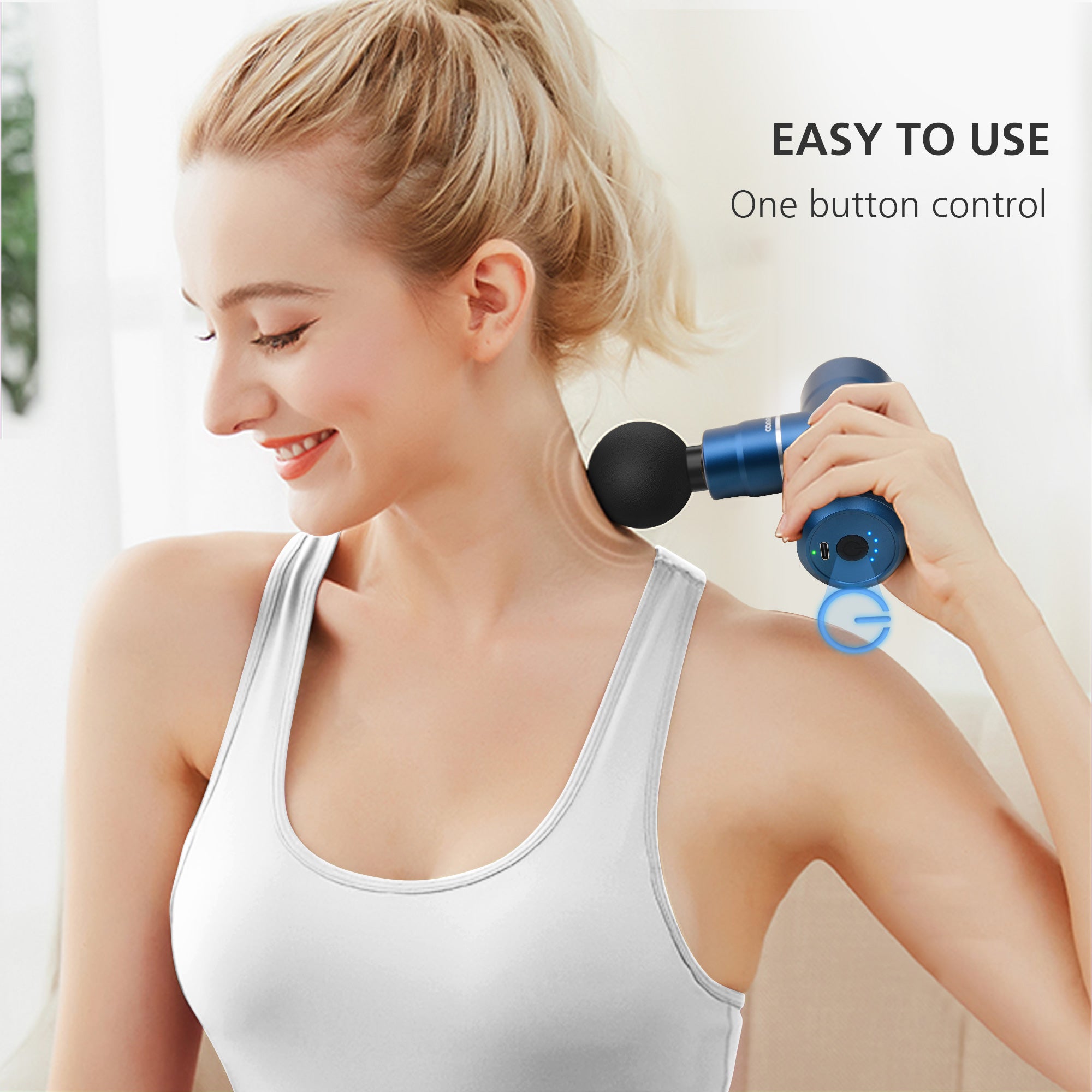 Comfier Other Product Comfier Mini Massage Gun,Pocket-Sized Small Massge Gun (Blue) CF-4909