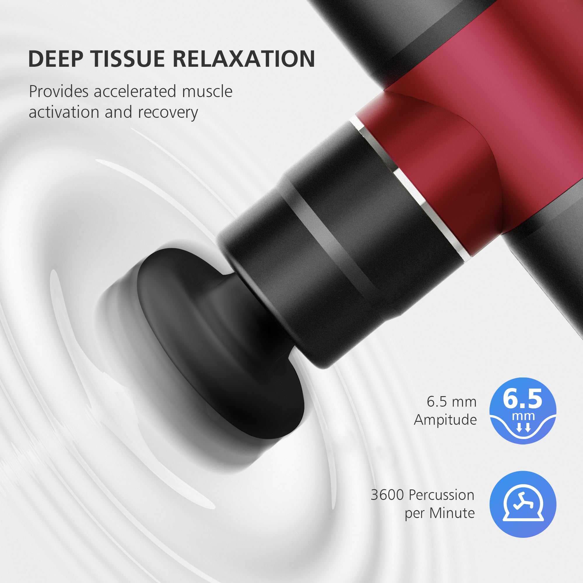 Comfier Other Product Comfier Mini Massage Gun,Pocket-Sized Small Massge Gun (Red) CF-4909