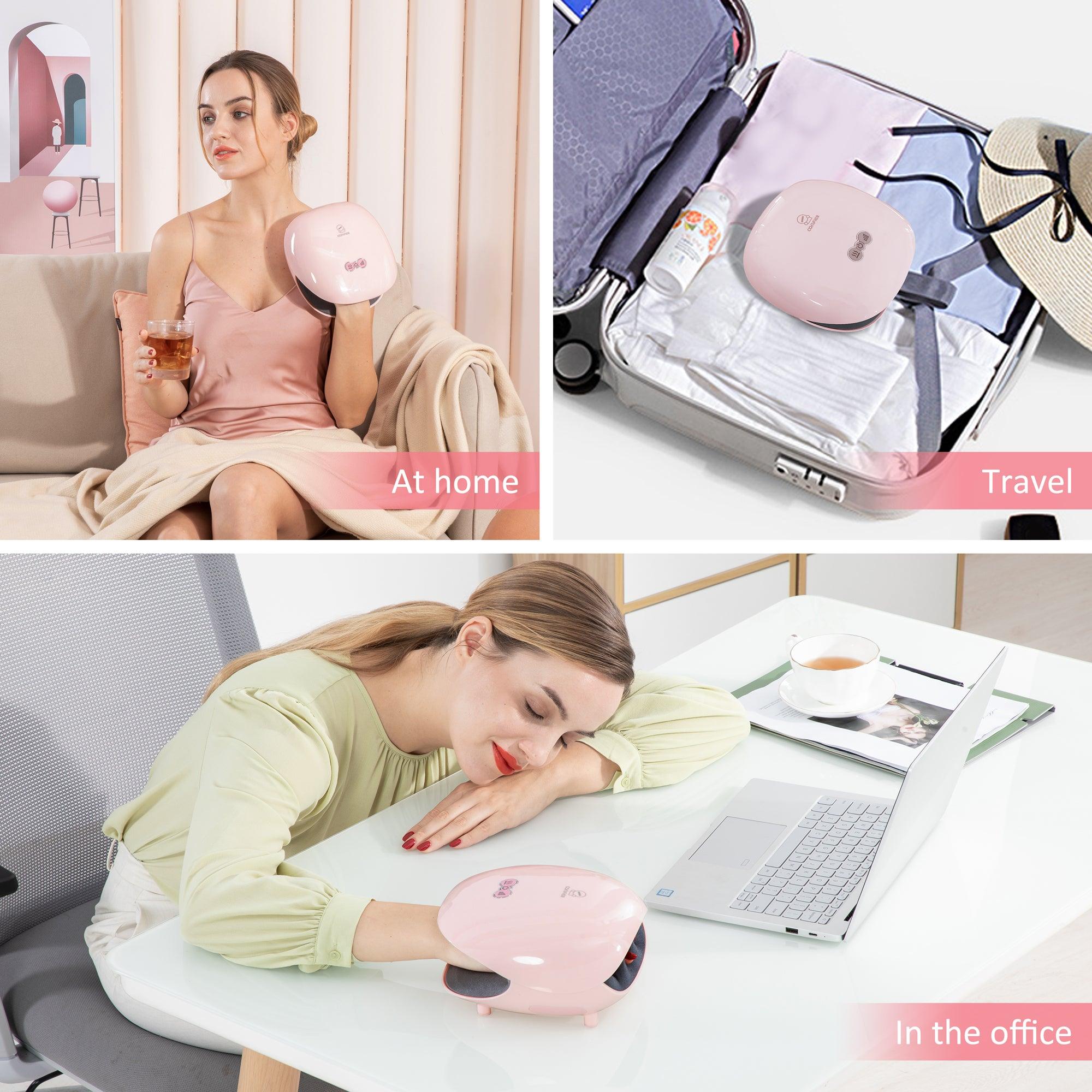 Comfier Other Product Comfier Wireless Hand Massager with Heat, FSA or HSA, 3 Levels Compression & Heating for Carpal Tunnel, Ideal Gifts(Pink) CF-4803